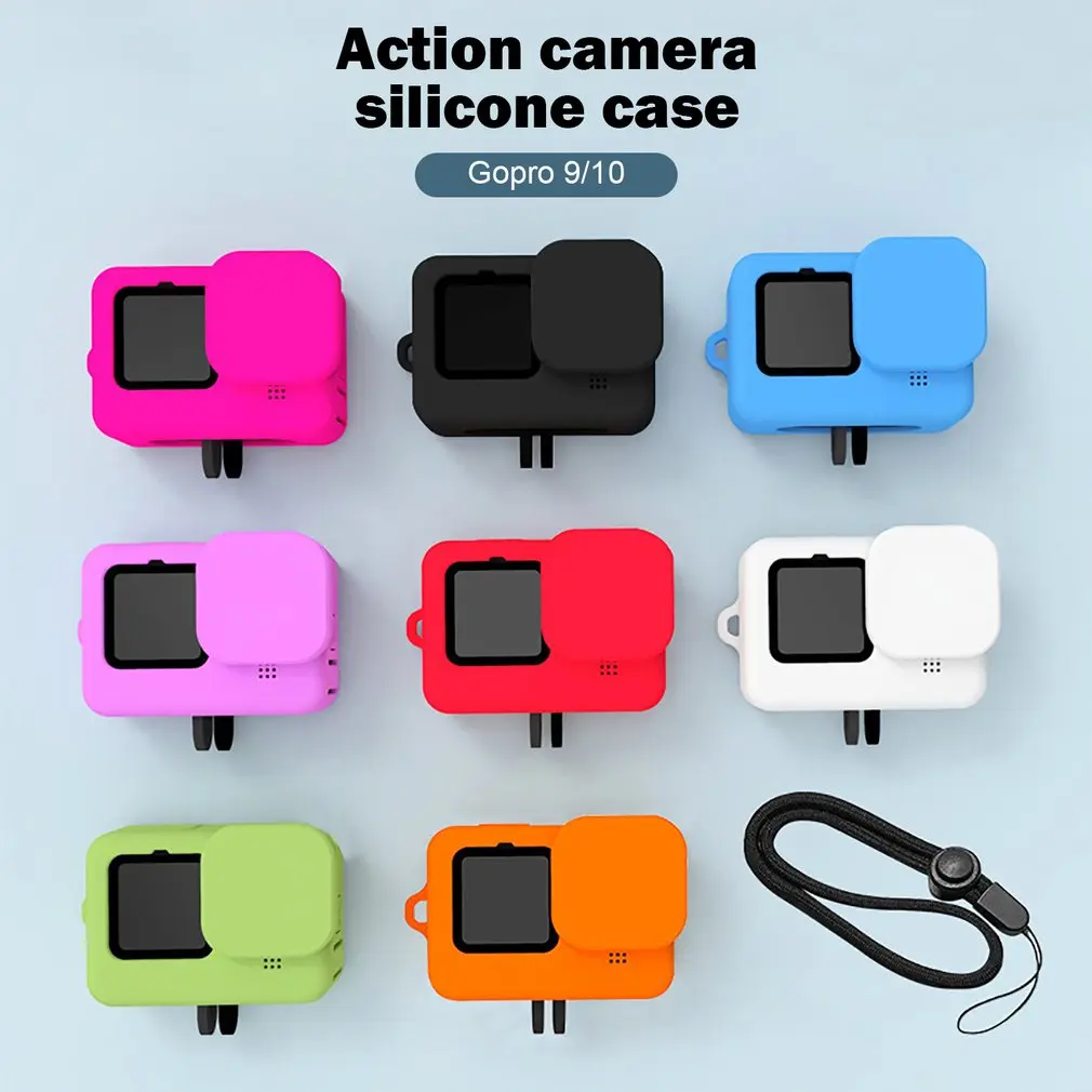 For Gopro Hero 9 10 Black Soft Silicone Case For Go Pro Hero 10 9