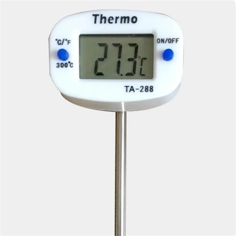 2pcs Oven Cook Thermometer Temperature Gauge Sensor Test Mini Digital  Thermometer Stainless Steel Probe Food Meat Grill Coffee - AliExpress