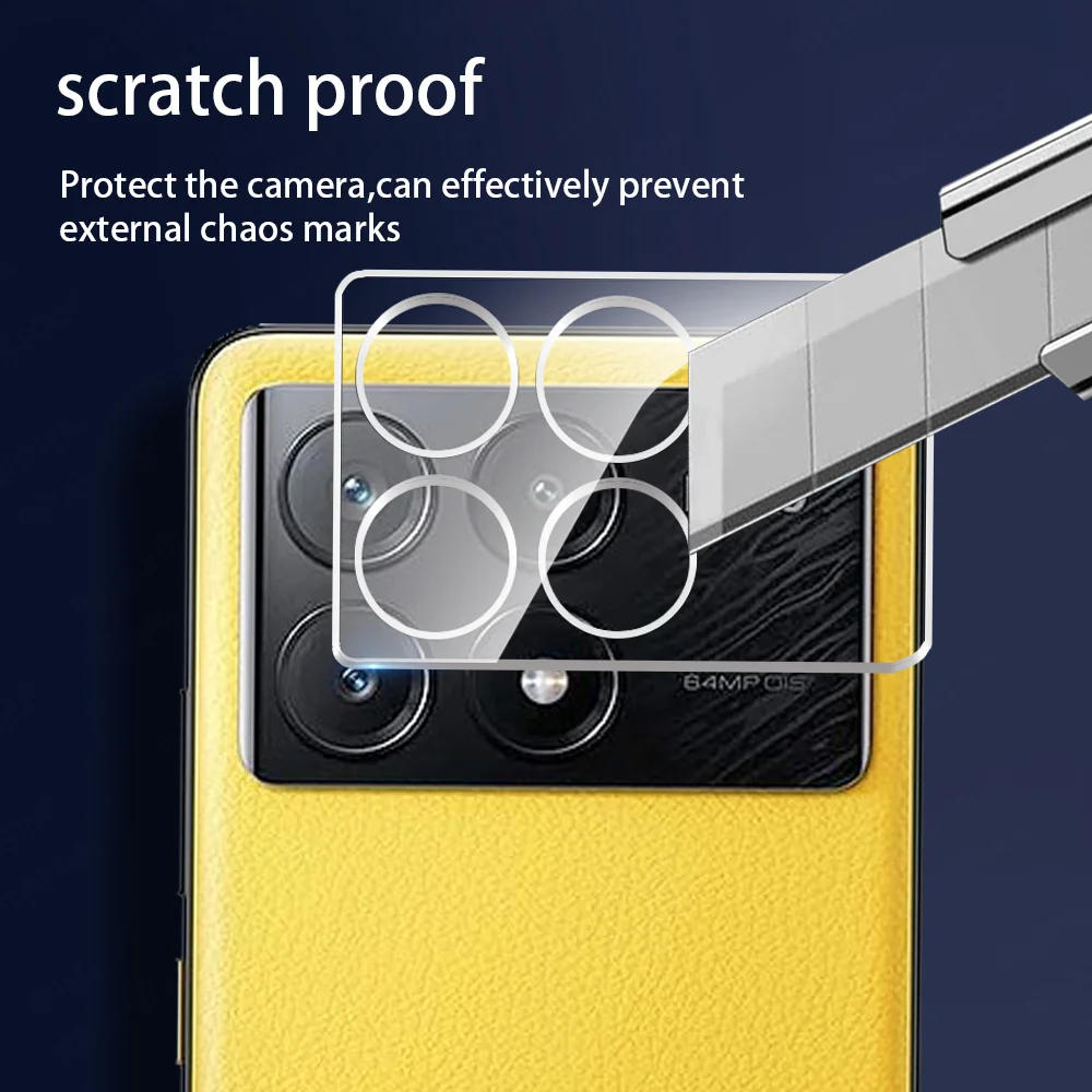 3D Clear Camera Glass Protector For Xiaomi Poco X6 Pro X7Pro X7 PocoX7Pro X6Pro PocoX6 PocoX6Pro 5G HD Back Lens Case Cover 2Pcs camera lens protector case,camera protector case,camera lens case
