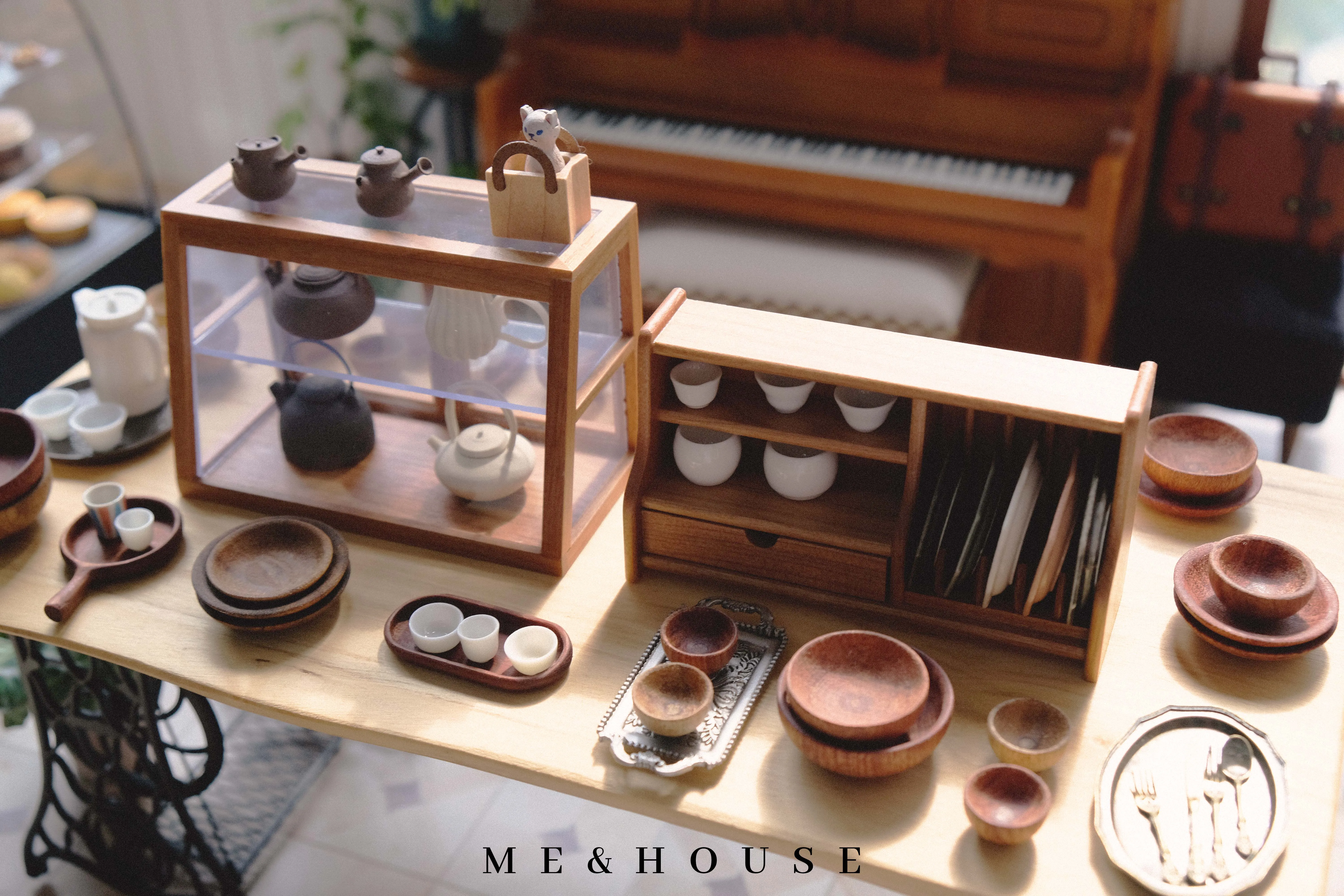 1/6 doll house model furniture accessories mini modelCake cabinet 6
