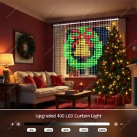 Smart LED RGB Curtain Lights USB App Control String  Music Sync DIY Pattern and Text Programmable Fairy Lights for Christmas - Image 6