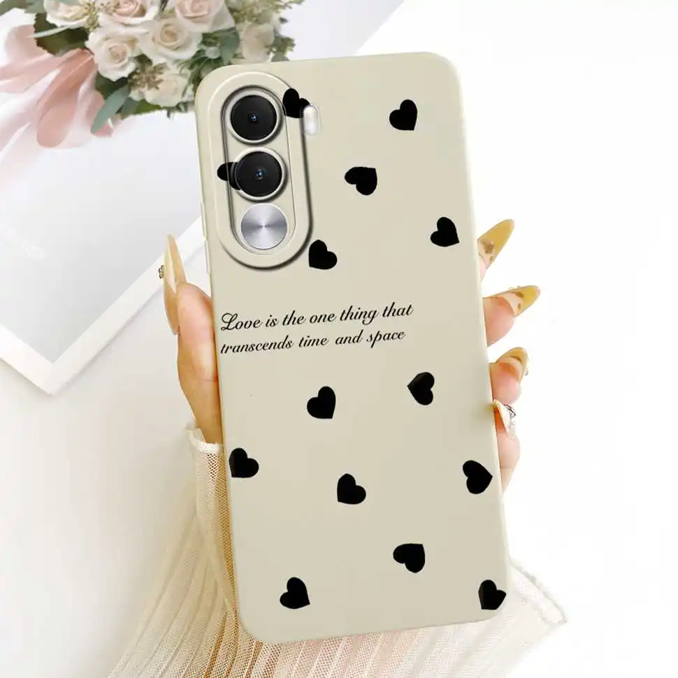 Cartoon Cat & Cute Dog Silicone Back Cover - 6.8 Premium Protective Phone Case