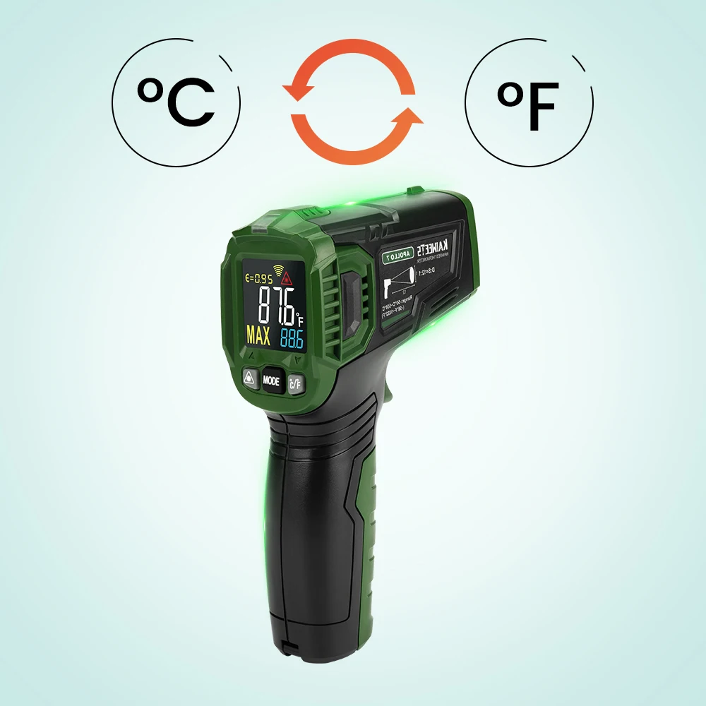 KAIWEETS Apollo 6 Non-Contact Infrared Thermometer Temperature Gun