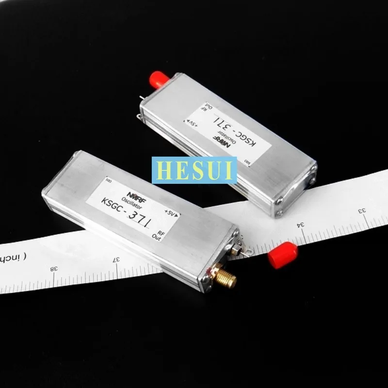 3-8dBm 371MHz 고정 주파수 신호 소스 포인트 주파수 신호 발생기 마이크로파 RF 활성 수정 발진기 모듈 보드