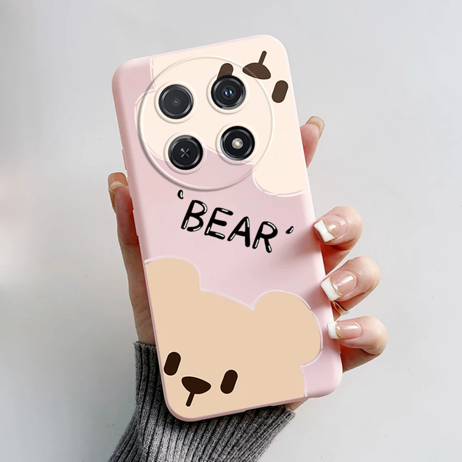 Cute Cartoon Cat Silicone Back Cover - Soft Protective Case
