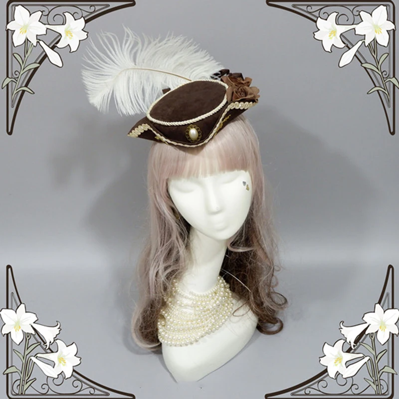 一点物】 handmade pirate hat gothic