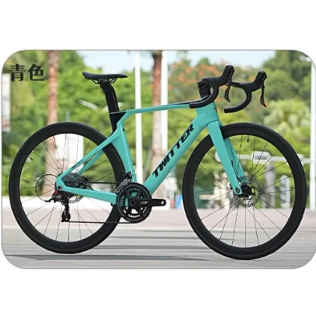 TWITTER R5PRO T800 vélo de route en Fiber de carbone transmission électronique EDS-TX7100-24Speed vélo de route pneumatique 1