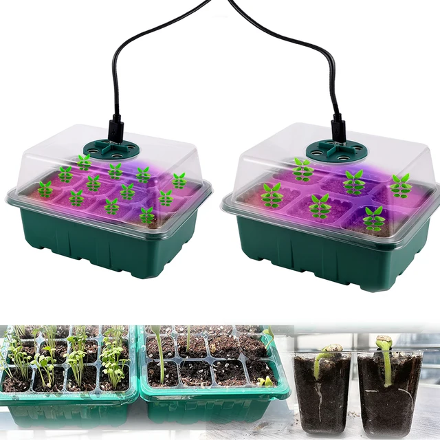 Plants LED Growing Light Germination Box