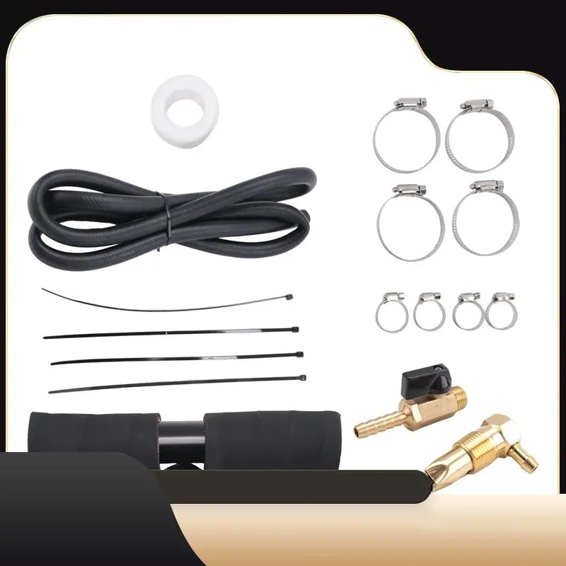A13Z-11025 Diesel Installation Kit,For Gravity Fueled Auxiliary Fuel Tank And Newer Models With 1&frac12;Inch Fill Line,For Diesel