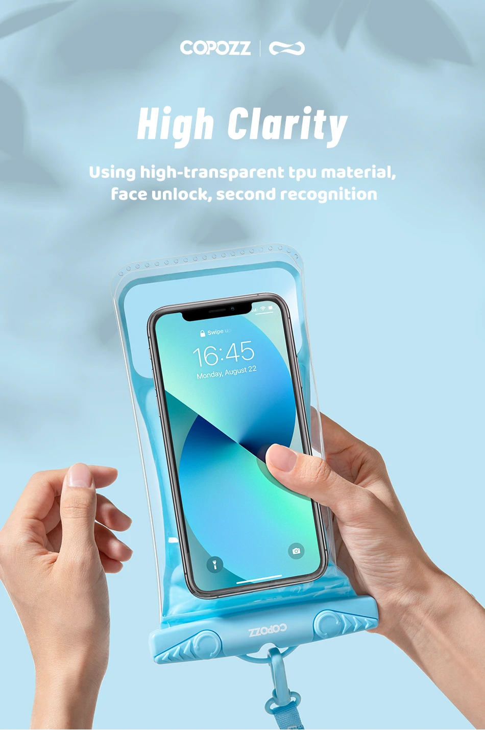 Waterproof touchscreen Phone Case