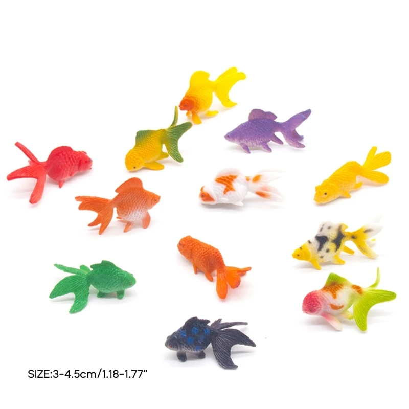 プラスチックリアルな金魚モデルユニークな海洋動物フィギュア