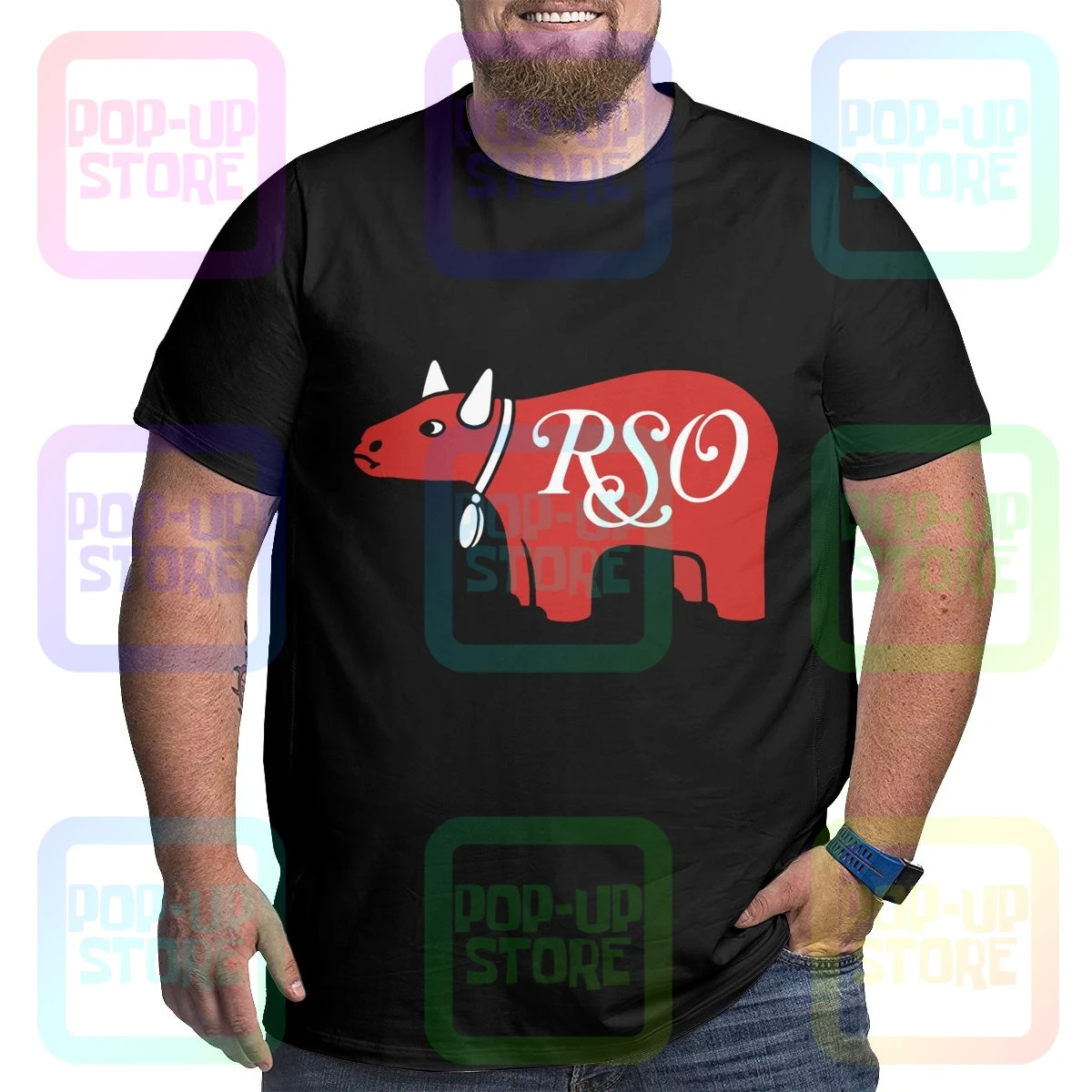 Music Rso Vinyl Record Label Bee Gees Grease Big Tall T shirt ...