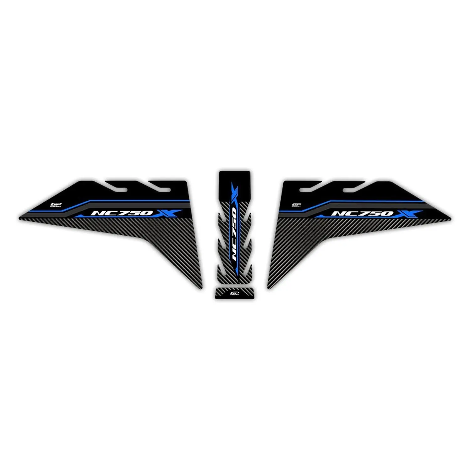 

GP Composite For NC 750X2021-2022 Compatible Tank Pad Set Blue