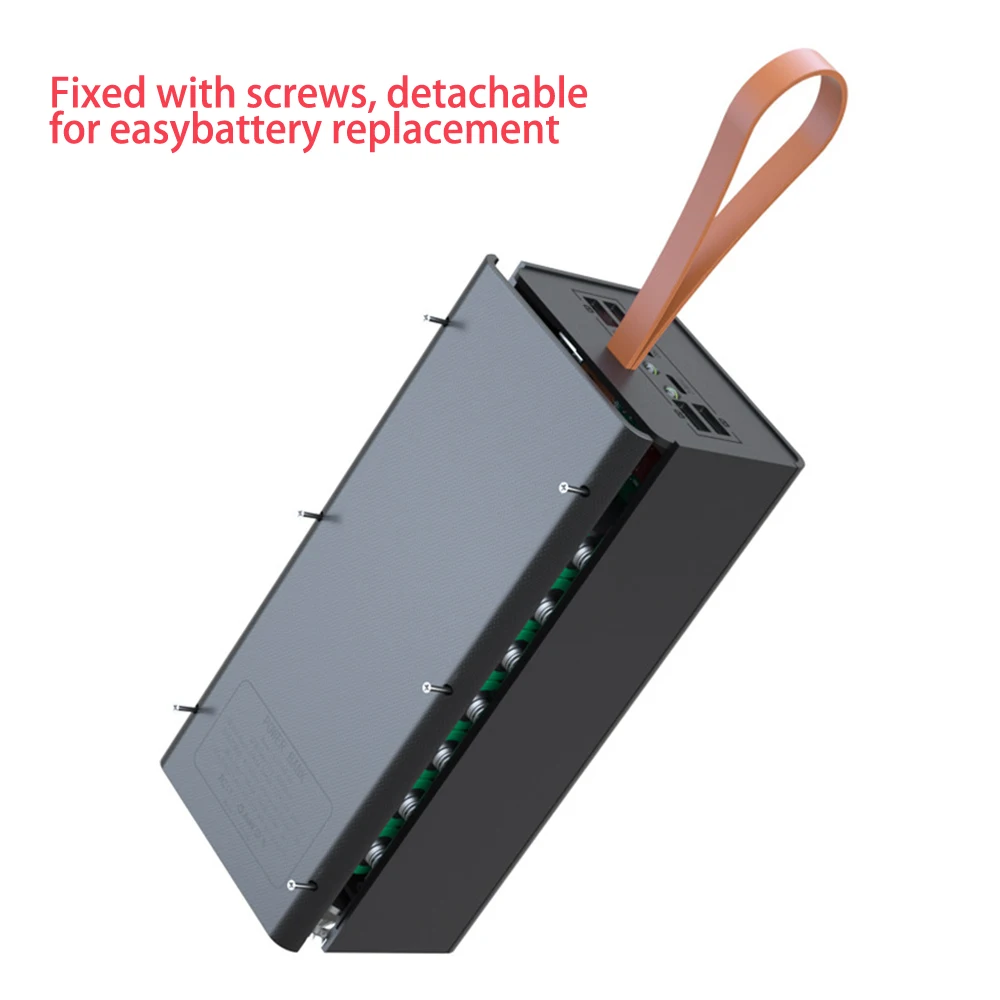 21x18650 Battery Power Bank Case Charger Box Holder Super Headlights Detachable DIY Mobile Power kit Charging Bank Shell