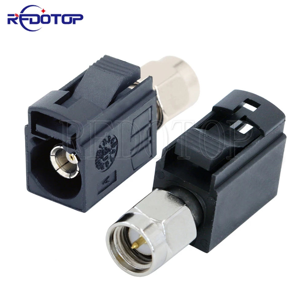 

1Pcs Fakra to SMA Adapter Black Fakra A Female Jack to SMA Male Plug Straight Adapter 50 Ohm High Quality RF Coaxial Connector