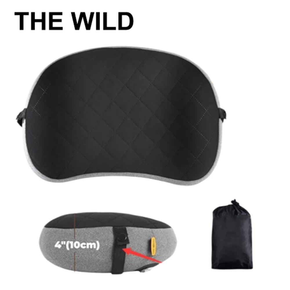 Outdoor Sleep Pillow Outdoor Camping Tent Inflatable Pillow Airplane Travel Hotel Rest Comfortable Sleep Pillow Lumbar Cushion