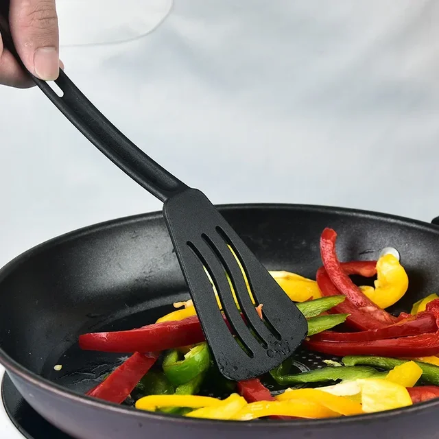 Utensils Set Serving Cooking Kitchen Cutlery Spoons Silicone Kit Spatula Tableware Portable Camping Plastic Slotted Flatware 2