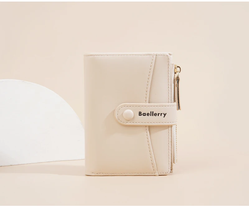Neue Einfache Kurze Frauen Brieftasche Luxus Marke Karte Halter Weibliche Geldbörsen Zipper Karte Taschen Foto Halter Weiche Brieftaschen Für Mädchen – Detail 15