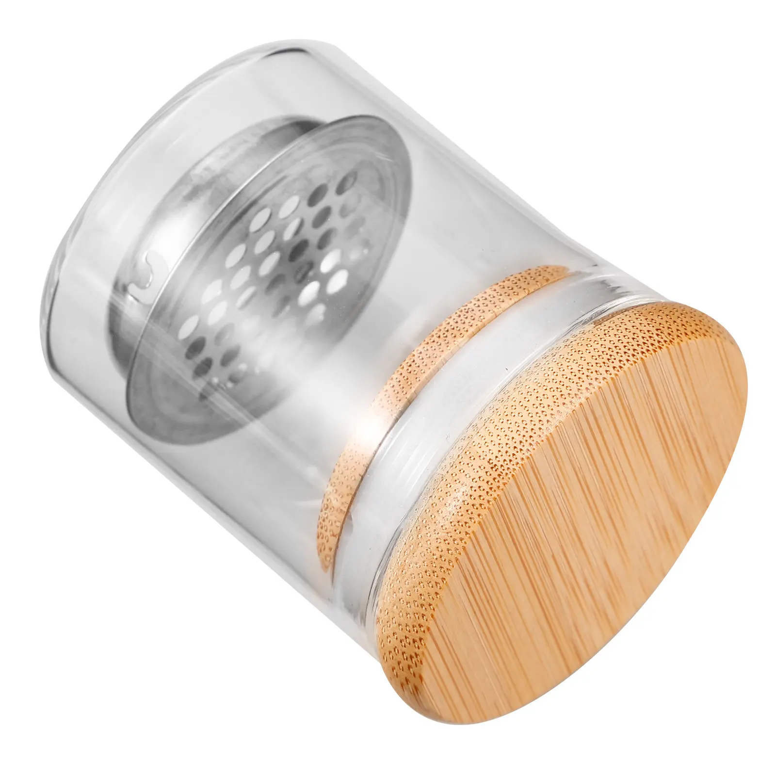 유리 브러쉬 컵 높이 조절 가능 나무 유리 네일 아트 접시 매니큐어 브러쉬 세척기 글리터 장식 안정적인 받침대