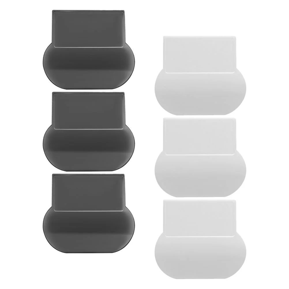 Toilet Lid Lifter Cover Silicone Handle Lever Tabs Seat Bathroom Fixture Pc Material Durability Easy Cleaning Long Term 6 Pcs