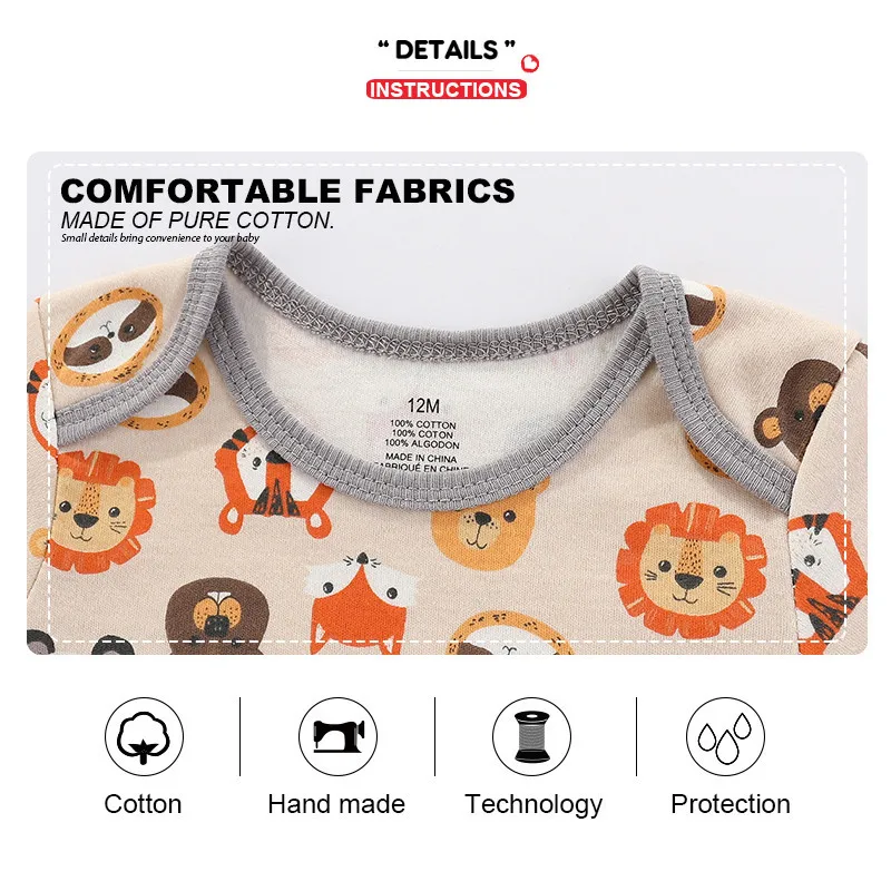 Kiddiezoom Baby Bodysuit Set 6