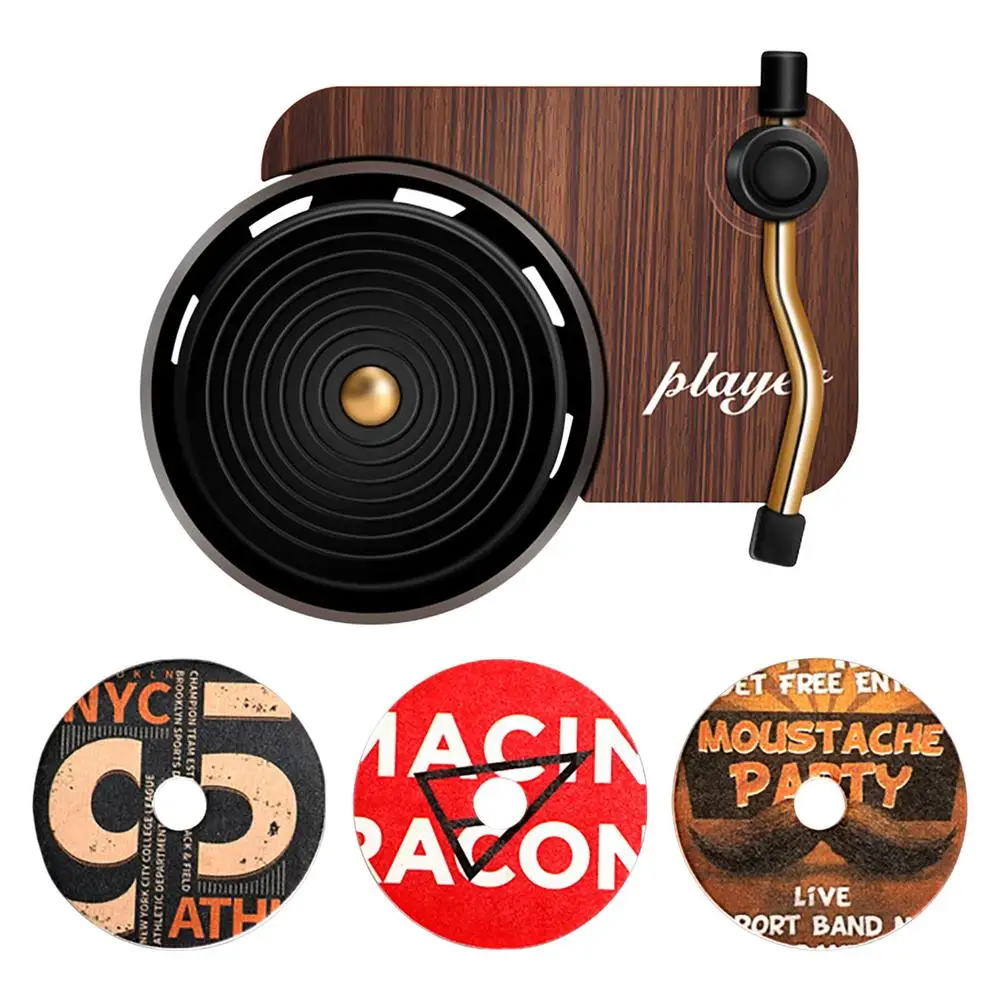 Kunden spezifische Vinyls CD Logo Phonograph Auto Duft Replayer Auto Lufter  frischer Geschmack Luft auslass Aroma therapie Parfüm Diffusor - AliExpress