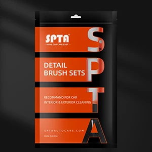 SPTA Car Rim Brush Car Wheel Brush Set 2pcs Microfiber Brushes