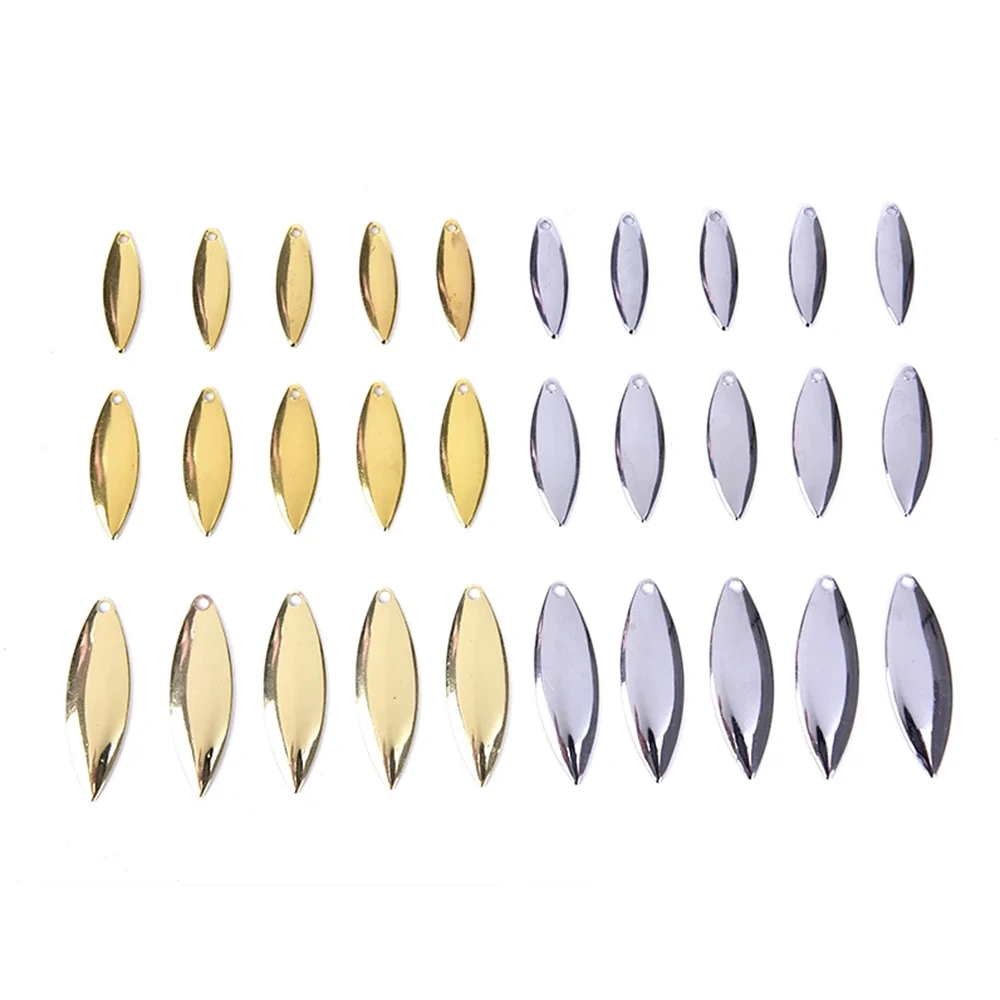 20 Stück Spinner Klingen Angeln Köder Colorado Spinner Klingen für DIY Spinner Baits Walleye Rig Forelle Lachs Bass Angeln
