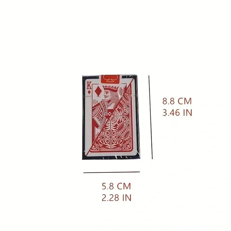 Plastic Playing Cards 5.8CMX8.8CM Waterproof Folding Repair Gram PVC Washable Adult Soha Bridge Entertainment