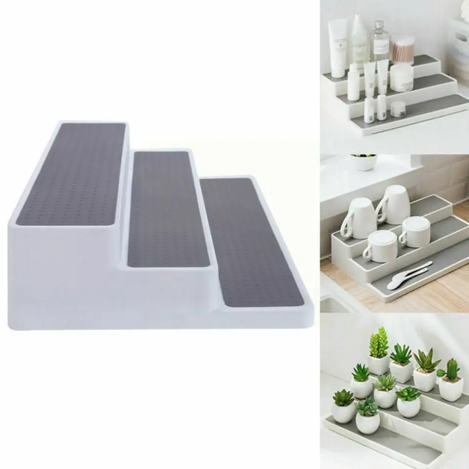 Étagère À Épices Extensible En Plastique I 2 Tiroirs Pivotables I Petit