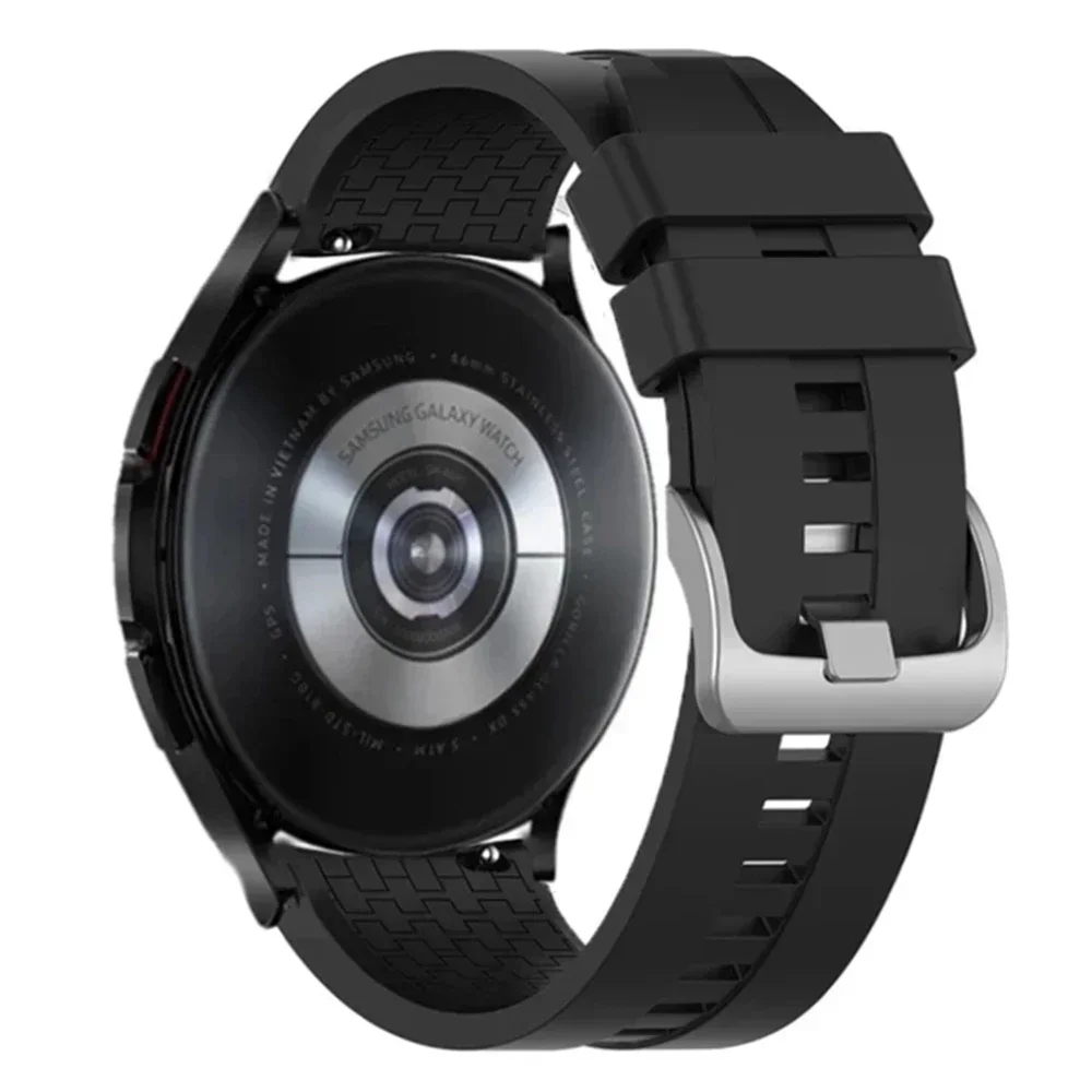 Breathable Soft Silicone Replacement Strap, 20-22mm, Enhanced Comfort and Style