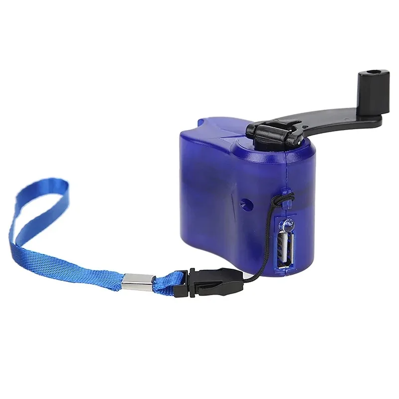 Emergency Outdoor Hand Crank Power Dynamo Emergency Charger 5.5V Travel Charger Outdoor Survival Accessories Hand Crank Charger
