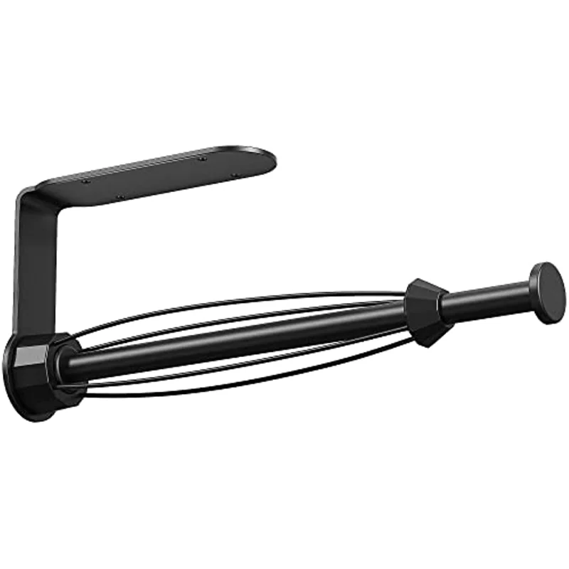 Wall Mount Toilet Paper Holder Roll Paper Towel Holder Single Hand Operate Bathroom Accessories