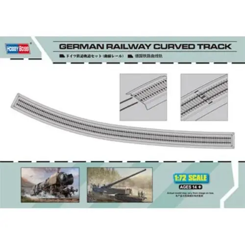 

Hobby Boss 82910 1/72 Scale German Railway Curved Track Static Kit Plastic Train TH06138-SMT2