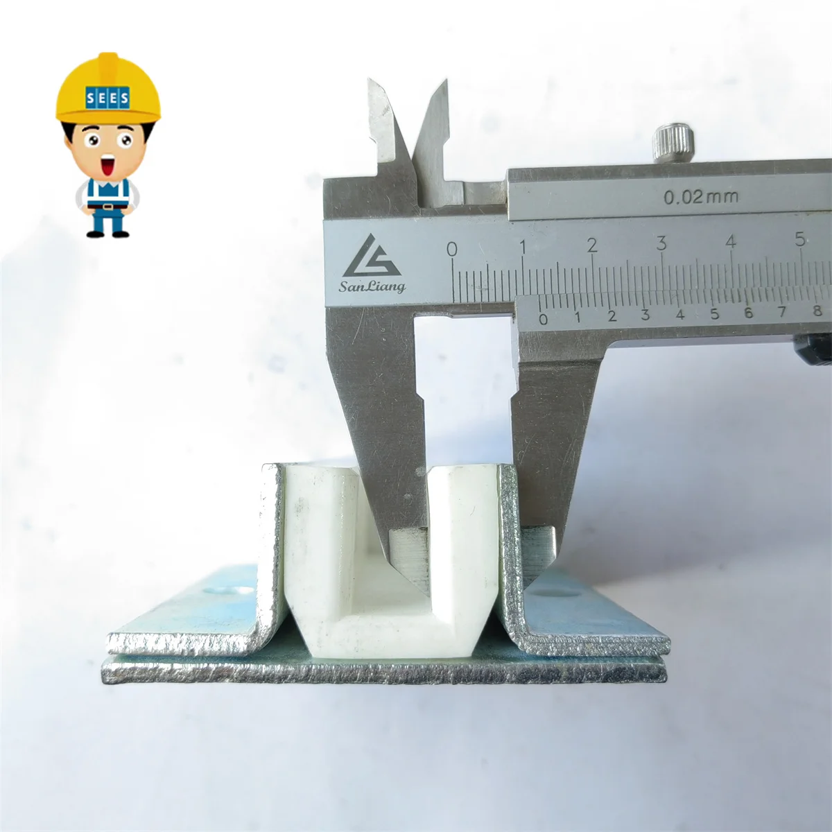 SEES XAA24162H6 75*80 Elevator Sliding Guide Shoe 10/16mm rail Lift Spare Parts
