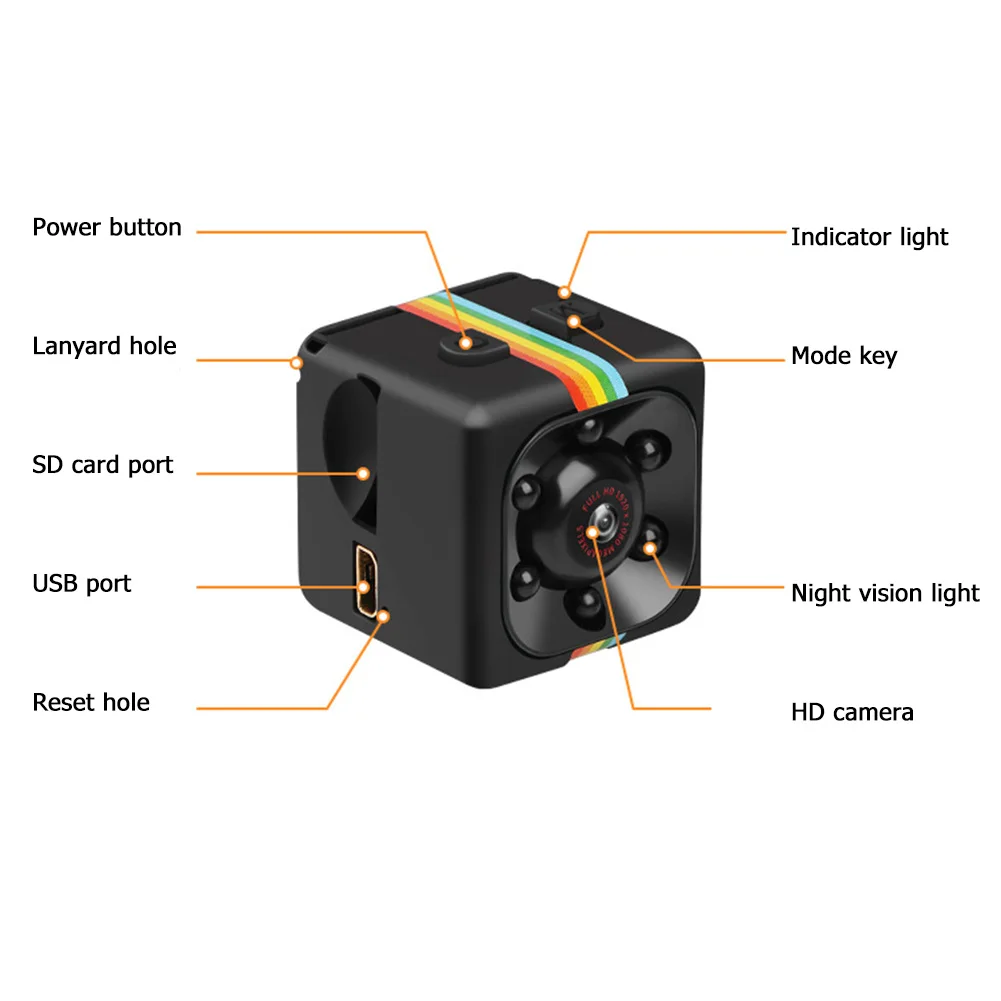 SQ11 ̴ ī޶ Ǯ HD 1080P   ī޶,   ̴ DV ڴ, Ȩ ǽ  ڵ  ķڴ