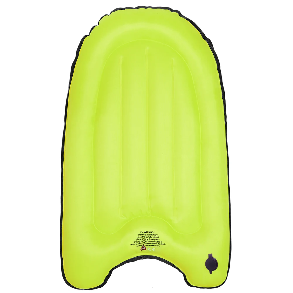 

Inflatable Surfing Board w Handle Surfing Body Board Folding Beach Surfboard Swimming Floating Mat Devices Kids Adults Surfboard