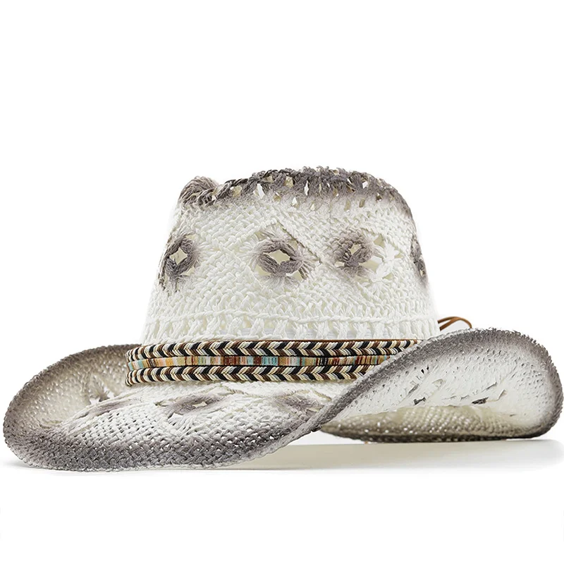 

Summer Casual Sun Hats for Women Fashion Jazz Straw for Man Beach Sun Straw Panama Hat Wholesale and Retail