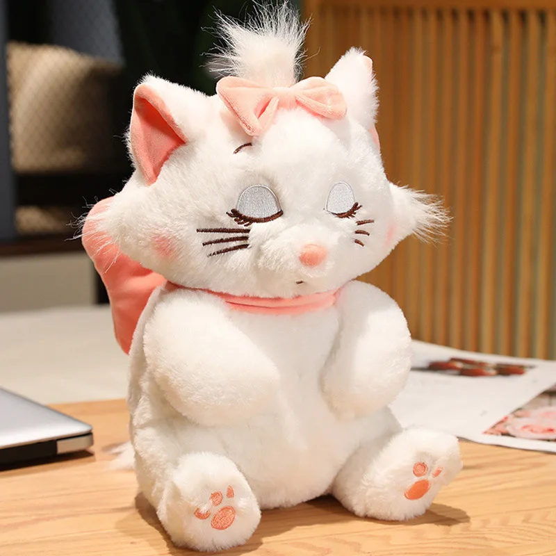

30/45 см Kawaii Disney мари кот плюшевые игрушки аристокоты Белый Кот Мягкие животные аниме вещи мультфильм кукла рождественский подарок для детей