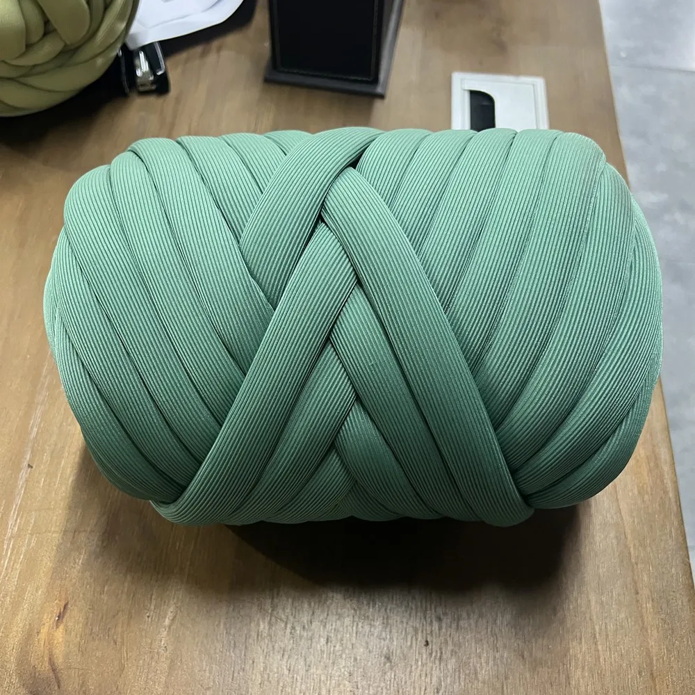 1KG New cool stripe line DIY extra coarse icelandic cloth stripe line hand-woven bag bag blanket cat nest line 3