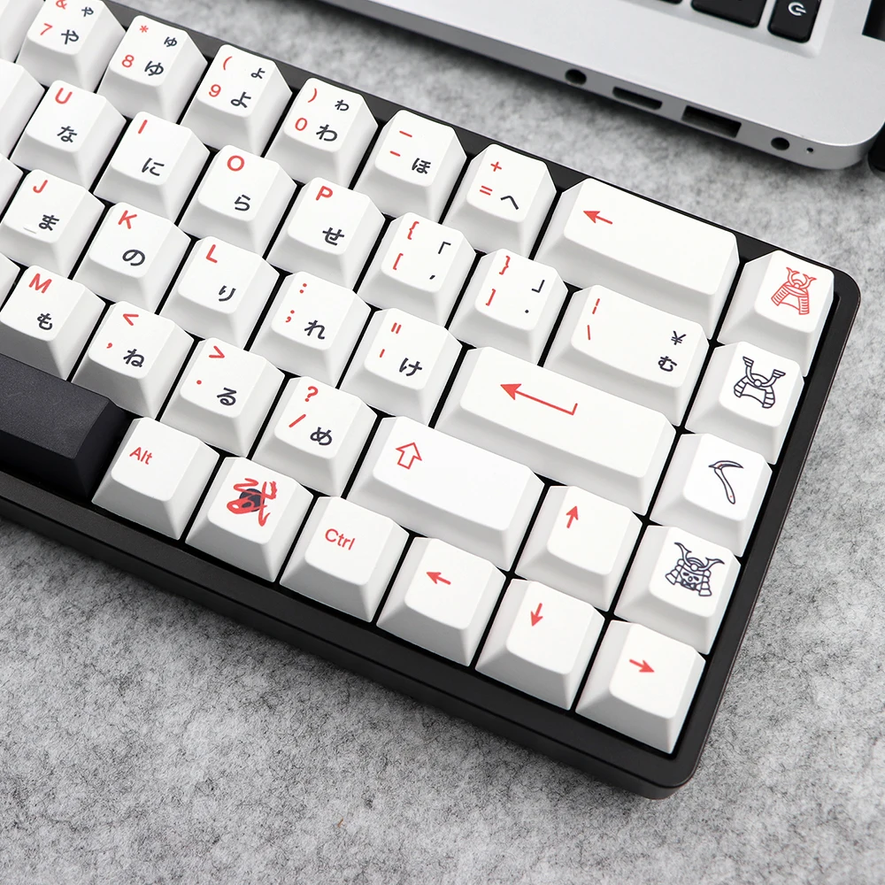 Gmk-bushido Keycap Perfil Cereja Dye Subb Keycaps Teclado Mecânico Compatível Gk61 Lk67 Tm680 Rk61 104 7u Barra de Espaço - Imagem 6