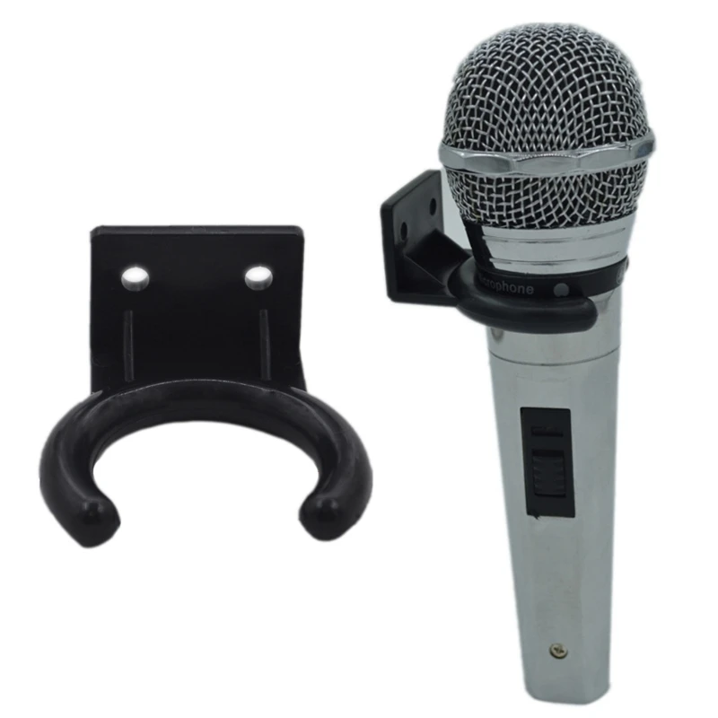 마이크 걸이 홀더 무선 마이크 걸이 스탠드 행거 벽걸이 클립 클램프 홀더 마이..