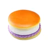 Creative Burger Squeeze Toy 3D Squishy Hamburger Fidget Toys Slow Rebound Decompression Silicone Squeeze Ball Fidget Sensory Toy 2