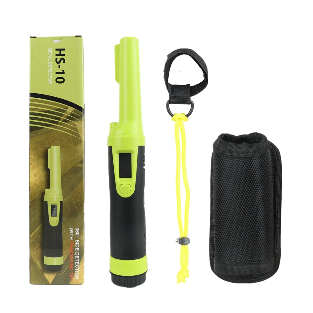 LCD Display Fully Waterproof Pinpoint Metal Detector Pinpointer - (Three Mode) 360°Search Treasure Pinpointing Finder Probe