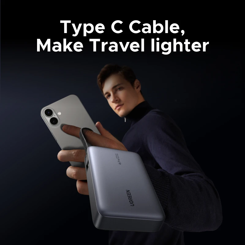 يو جرين باور بانك 20000mAh 67W تايب سي