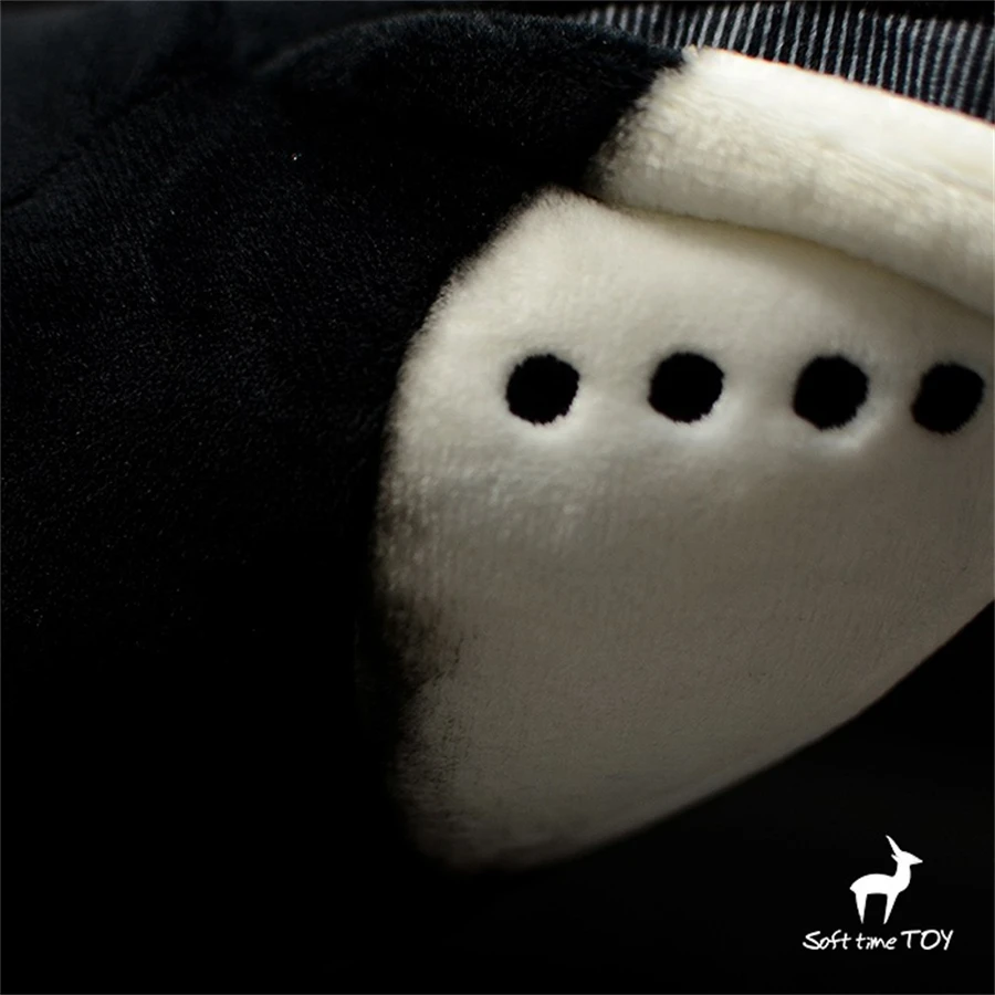 Bowhead Whale High Fidelity Anime Cute Plushie Humpback Right Whale Plush Toys Lifelike Animals Simulation Stuffed Doll Kawai 6