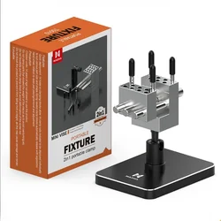 Mini Portable Table Vise - Compact Adjustable Clamp for Precision DIY Projects and Hobbies (Black)