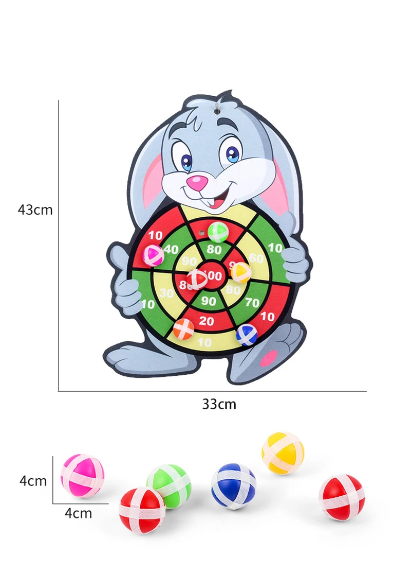Sfc613a44095d46729583c8780572732eT Child Educational Games Dart Board Baby Toy Stickey Ball Dart Indoor Sports Child Montessori Games for Children 3 to 7 Years