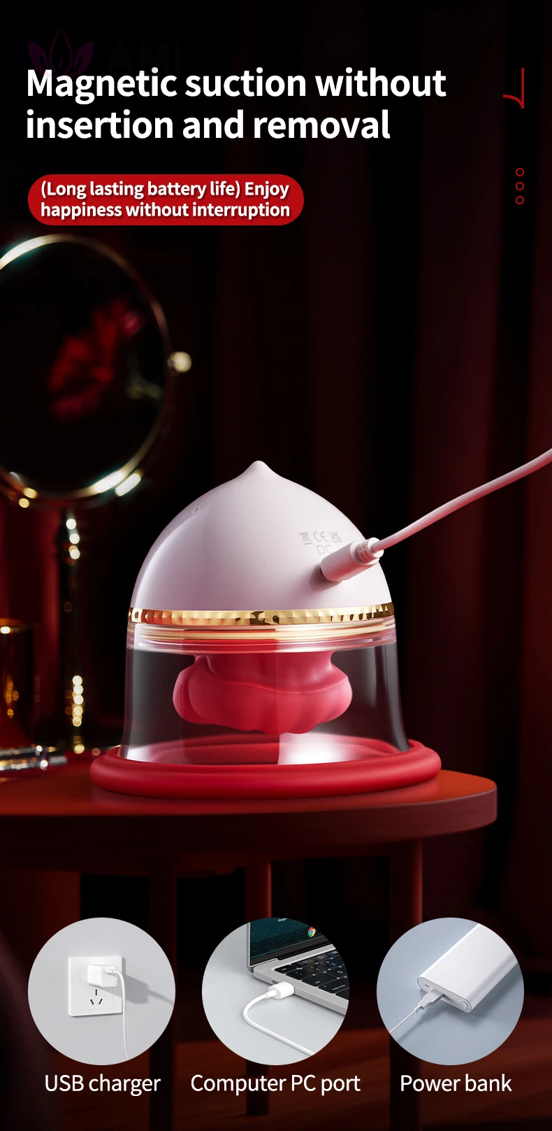 Elektrische Brustpumpe mit Beißfunktion für den Heimgebrauch – Brustmassagegerät zur Straffung und Verschönerung der Brust nach der Geburt_voghion.com