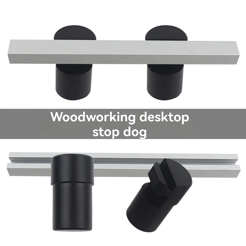 ABZY-Woodworking Tenon Bezel Desktop Limit Block Desktop Positioning Gear Removable Workbench Accessories
